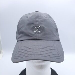 Nike Golf Hat Gray One Size Fits Heritage86 Dri-Fit Adjustable Embroidered Clubs